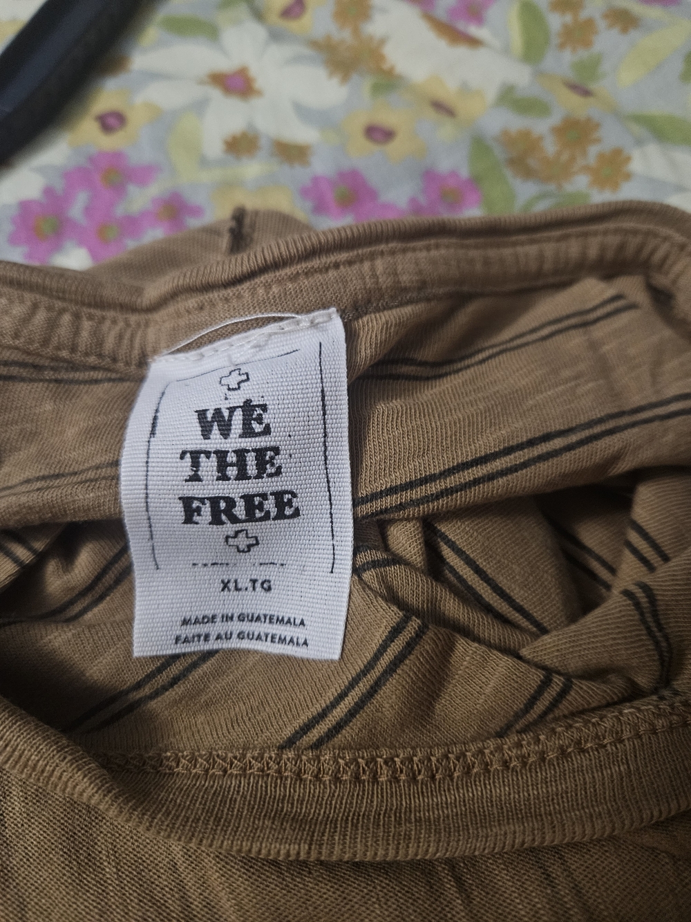 We The Free Relaxed Short Sleeve Top - Tan - Picture 2 of 5